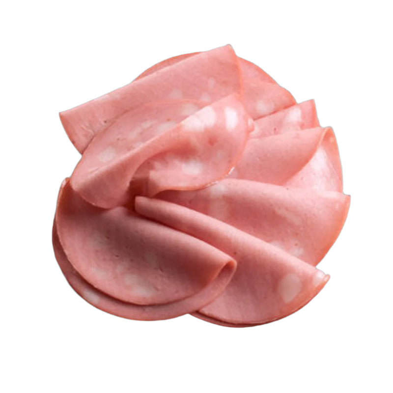 Mortadella gesneden